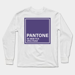 pantone 18-3838 TCX Ultra Violet Long Sleeve T-Shirt